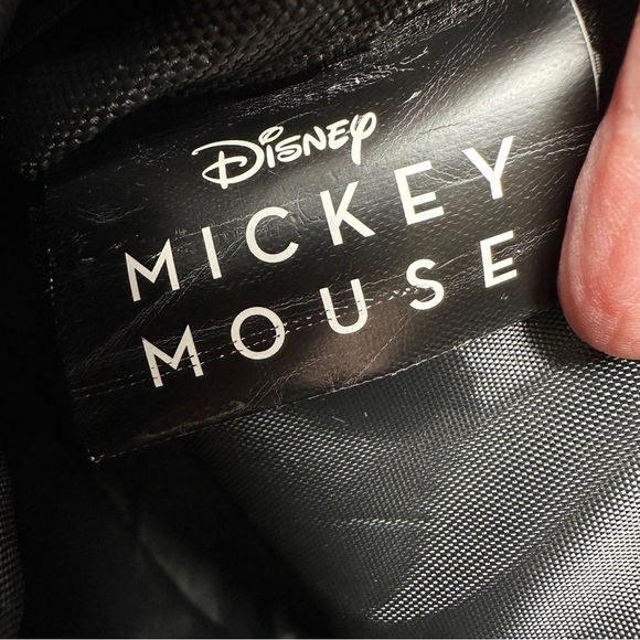 Mickey Mouse x Bioworld Disney‎ Soft Furry Backpack Bookbag with Mouse Ears GUC - Picture 4 of 16